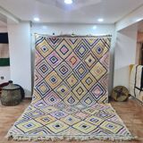 Handmade wool Berber rug 300X200 cm