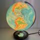 Vintage globe 1960 German glass Columbus duo - 34 cm