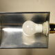 Desk lamp chrome and gold