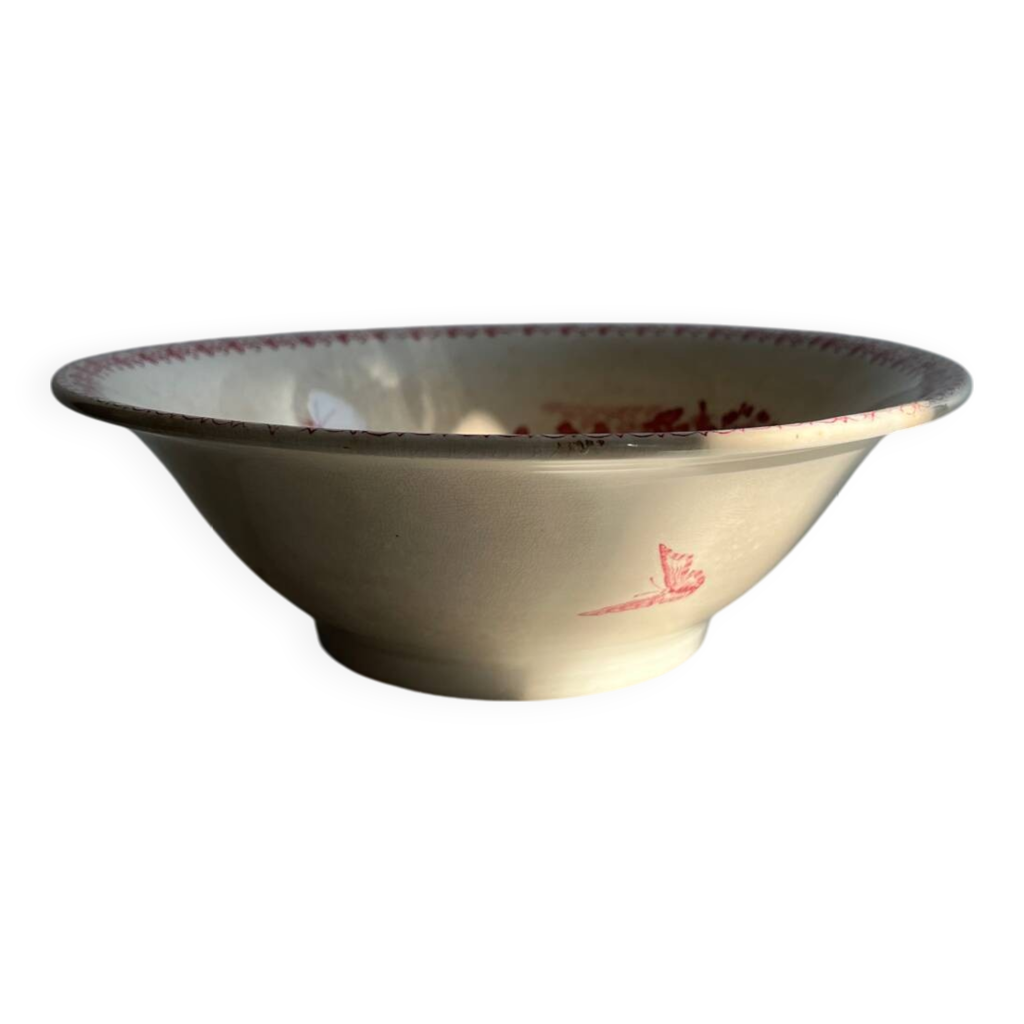 Large salad bowl from the Onnaing earthenware harvest collection