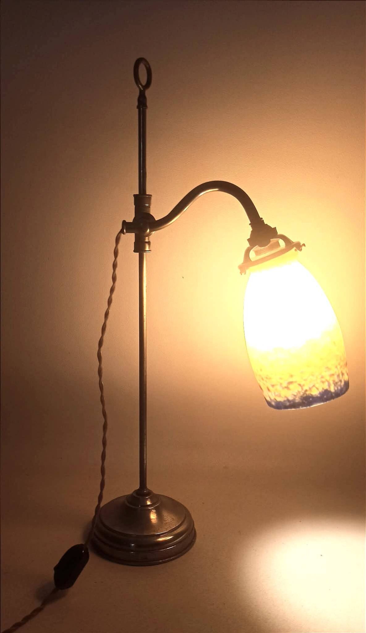Lampe à système Muller Art Déco Hauteur 53 cm