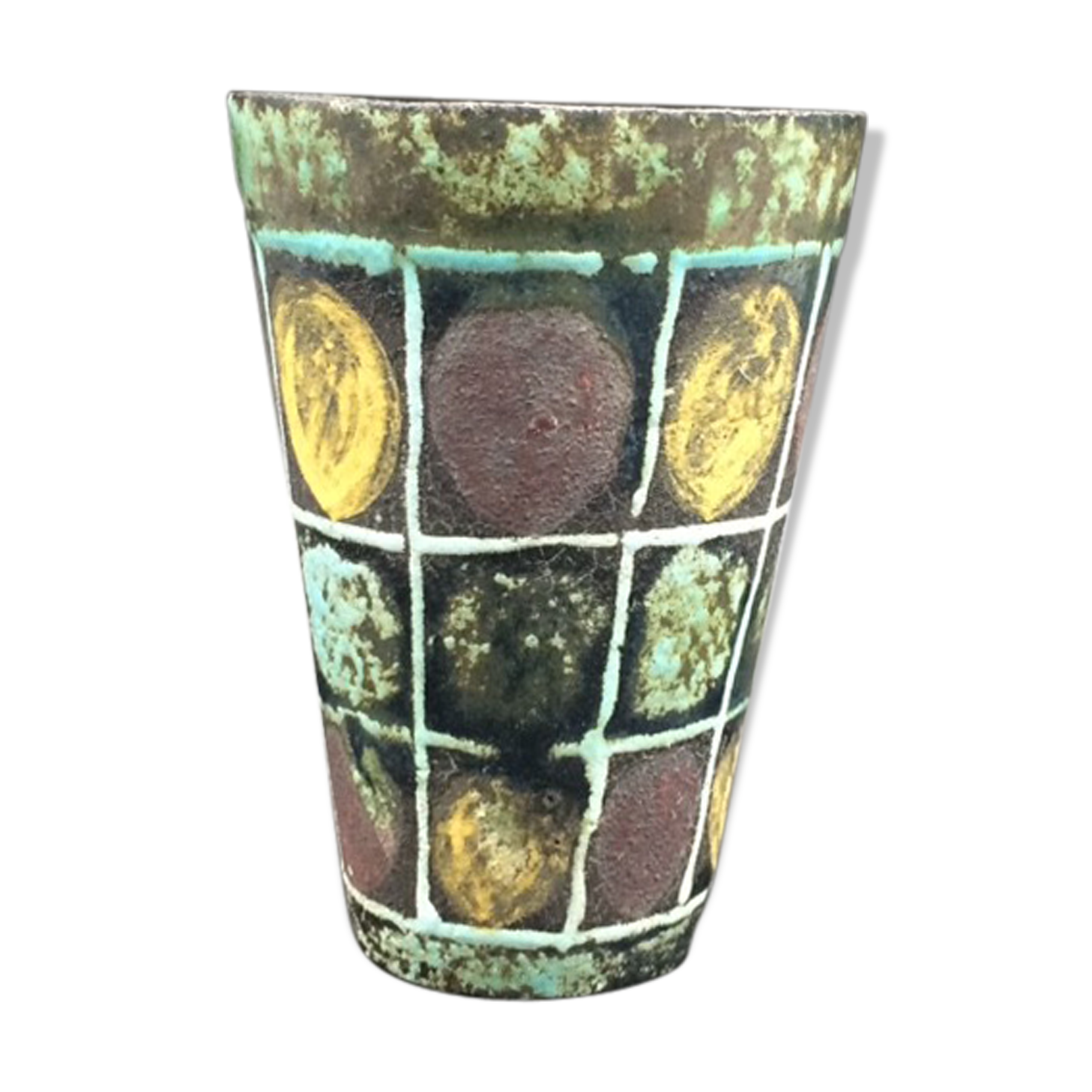 Accolay 60s signed ceramic vase