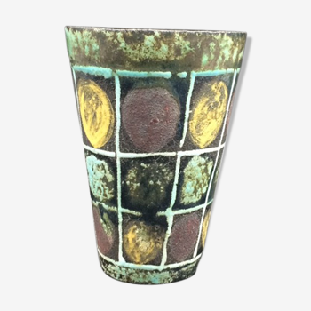 Accolay 60s signed ceramic vase