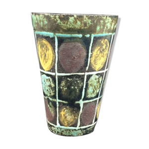 vase en céramique signé