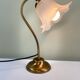 Lampe tulipe en laiton