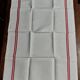 Old tea towels series of three monogram red J J hemp 57 X 90 cm