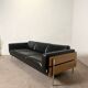 Canapé “Forum” par Robin Day pour Habitat – cuir chocolat, 1990