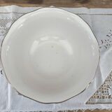Longwy France earthenware salad bowl, Trianon model