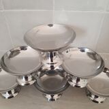 6 stainless steel 18/10 dessert bowls
