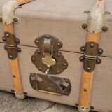 Old suitcase travel trunk early 1900s