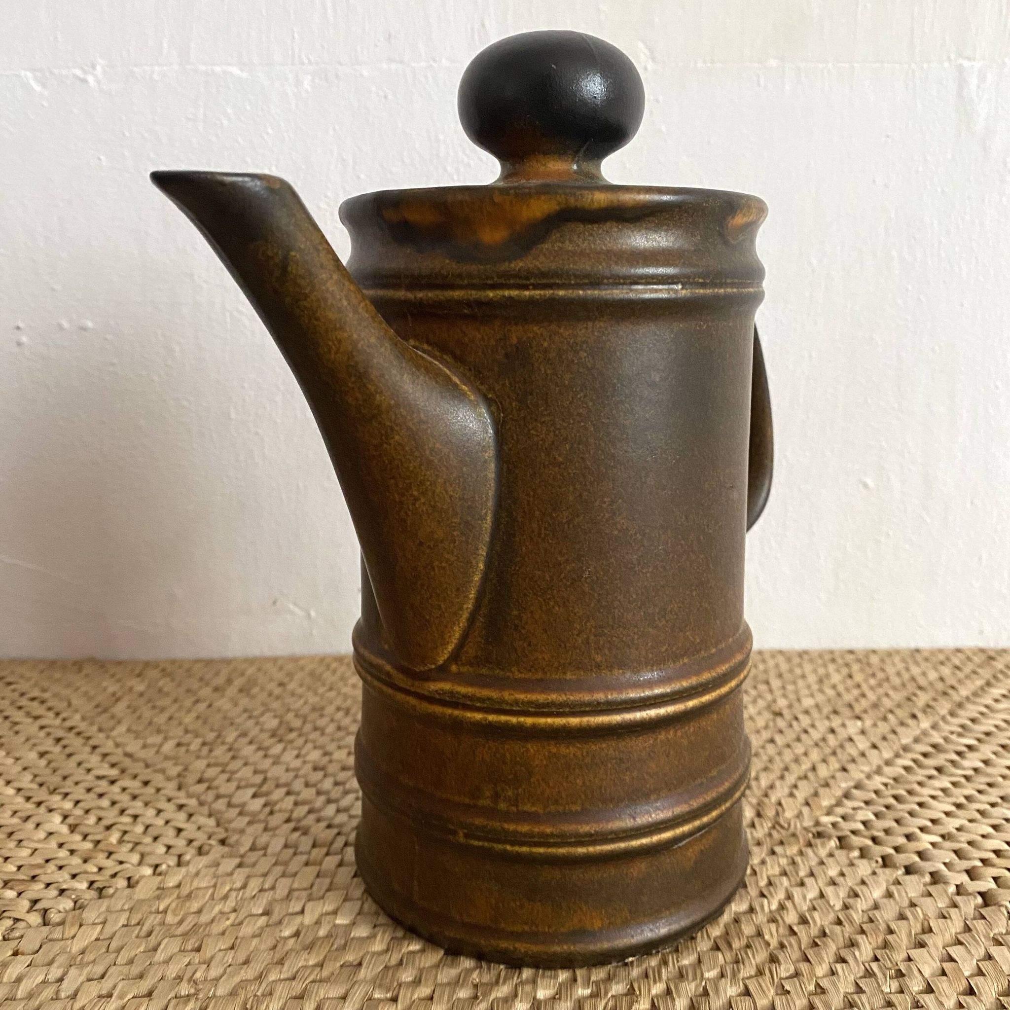 Vintage stoneware teapot