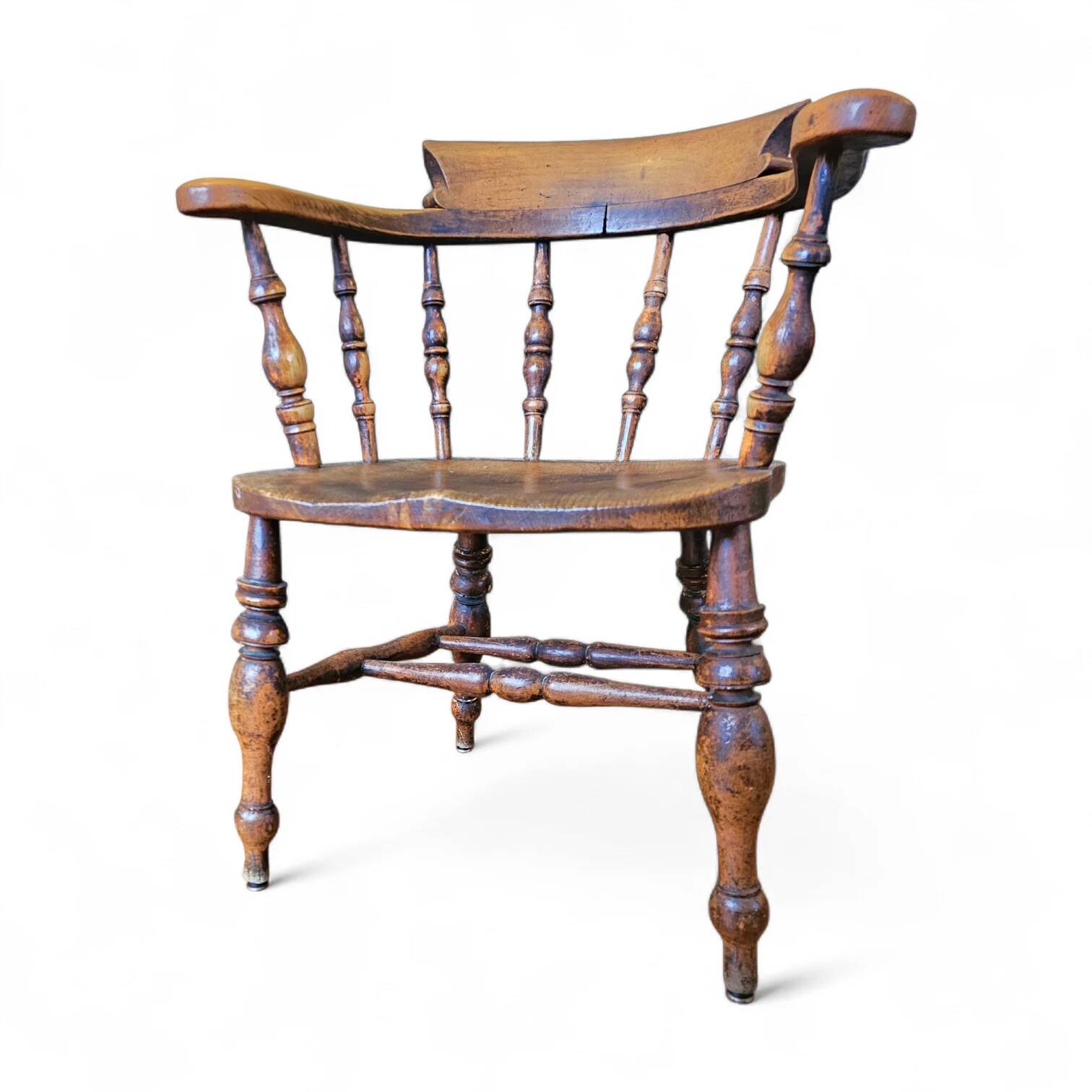 Antique Victorian Captain's Chair