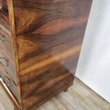 Commode Art Déco avec poignées en laiton