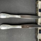 Box of 12 table knives – Orfèvrerie G. Vivier et Nogent