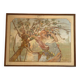 Large Decorative Panel Art. French Work by the Atelier Couteau & Duham.