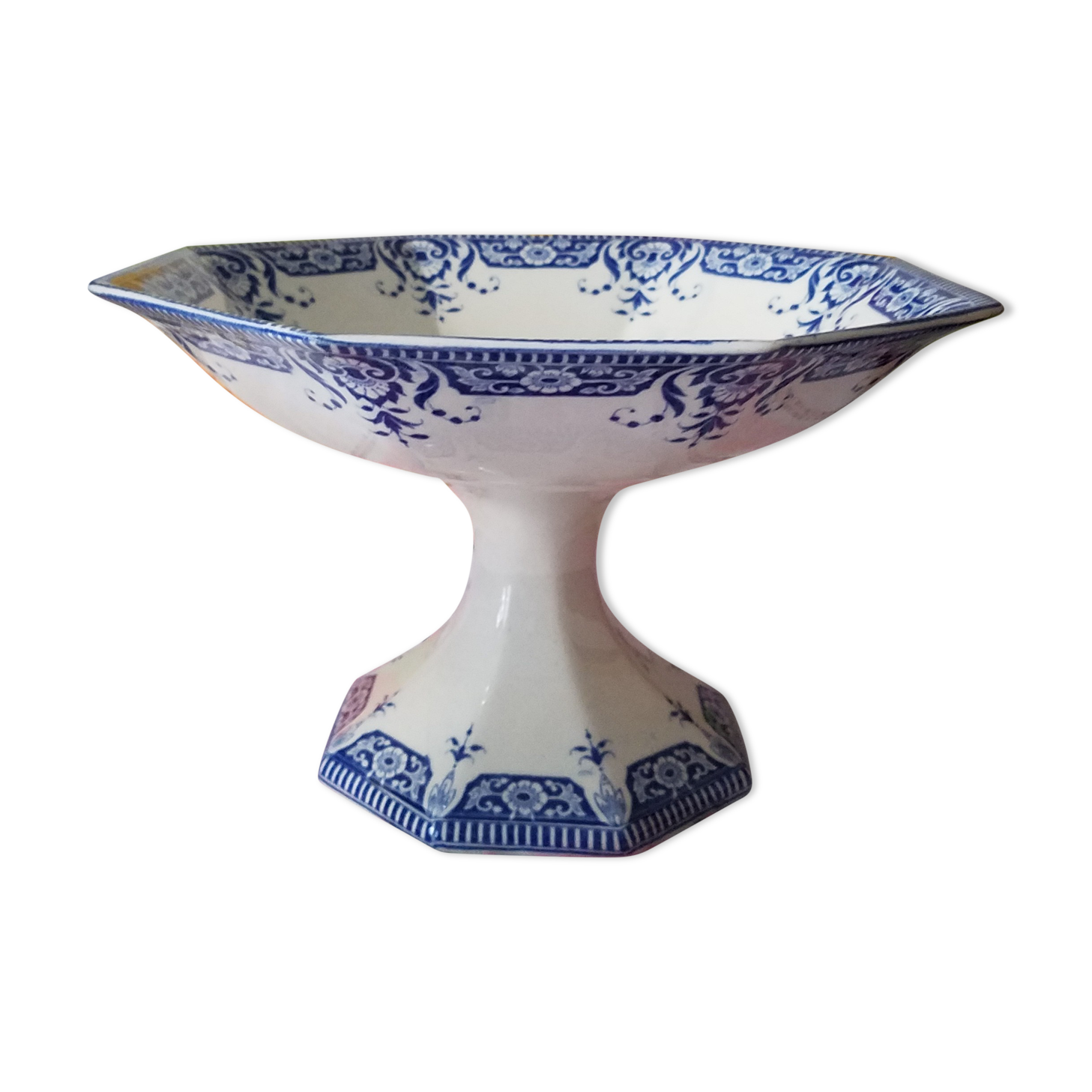 Compotier sinceny octagonal Sarreguemines