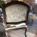 Louis XV period sofa and two armchairs