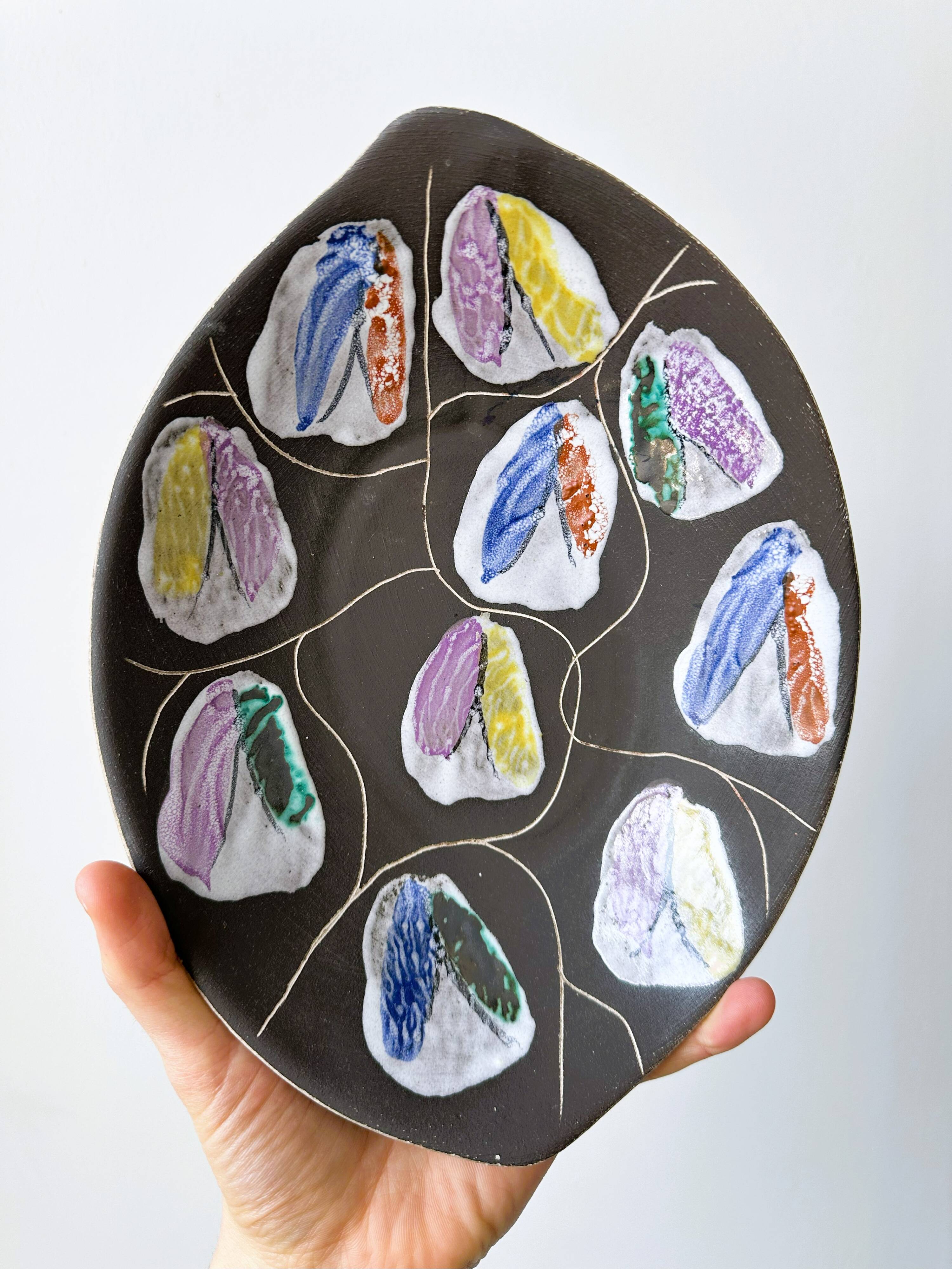 Large West Germany ceramic bowl 438