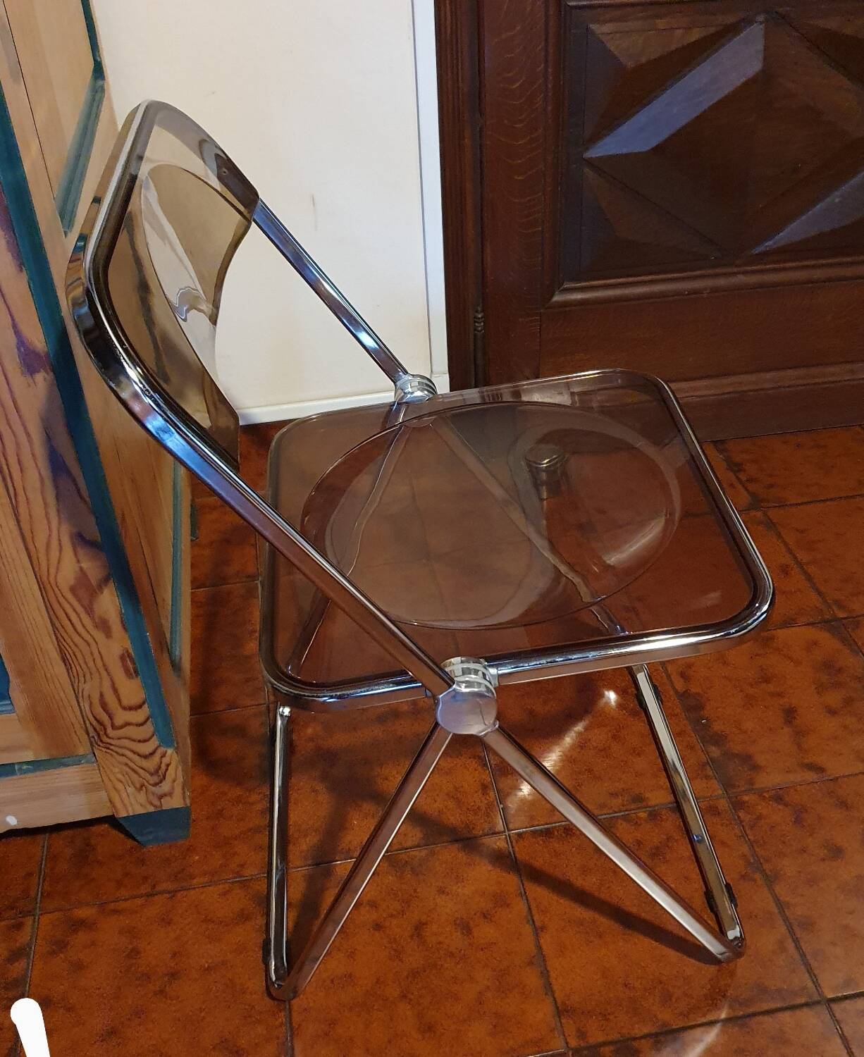 2 Folding chairs by Giancarlo Piretti for Castelli, Italy