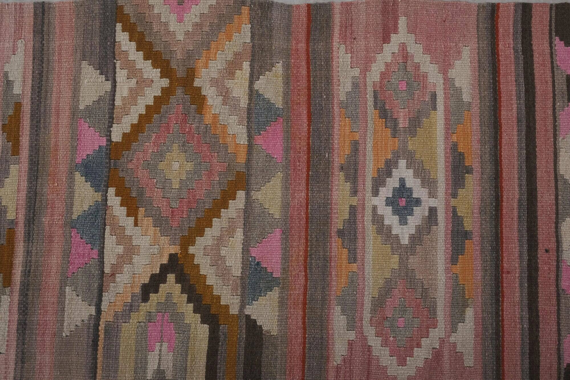 Vintage Turkish hallway rug 79x685 cm