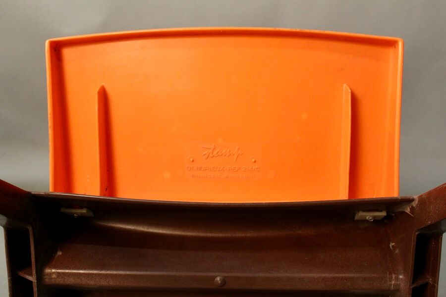 Suite of 4 vintage stamp chairs