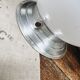 Applique en opaline et aluminium