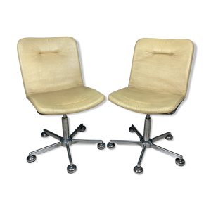 Set de 2 chaises de bureau