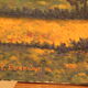 Tableau impressionnist huile sur toile paysage nature campagne champs bocage en france