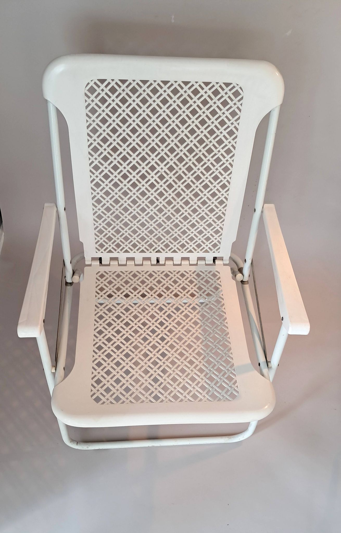 Two folding chairs 1960 Grand Soleil & Luigi Plebani Vintage.