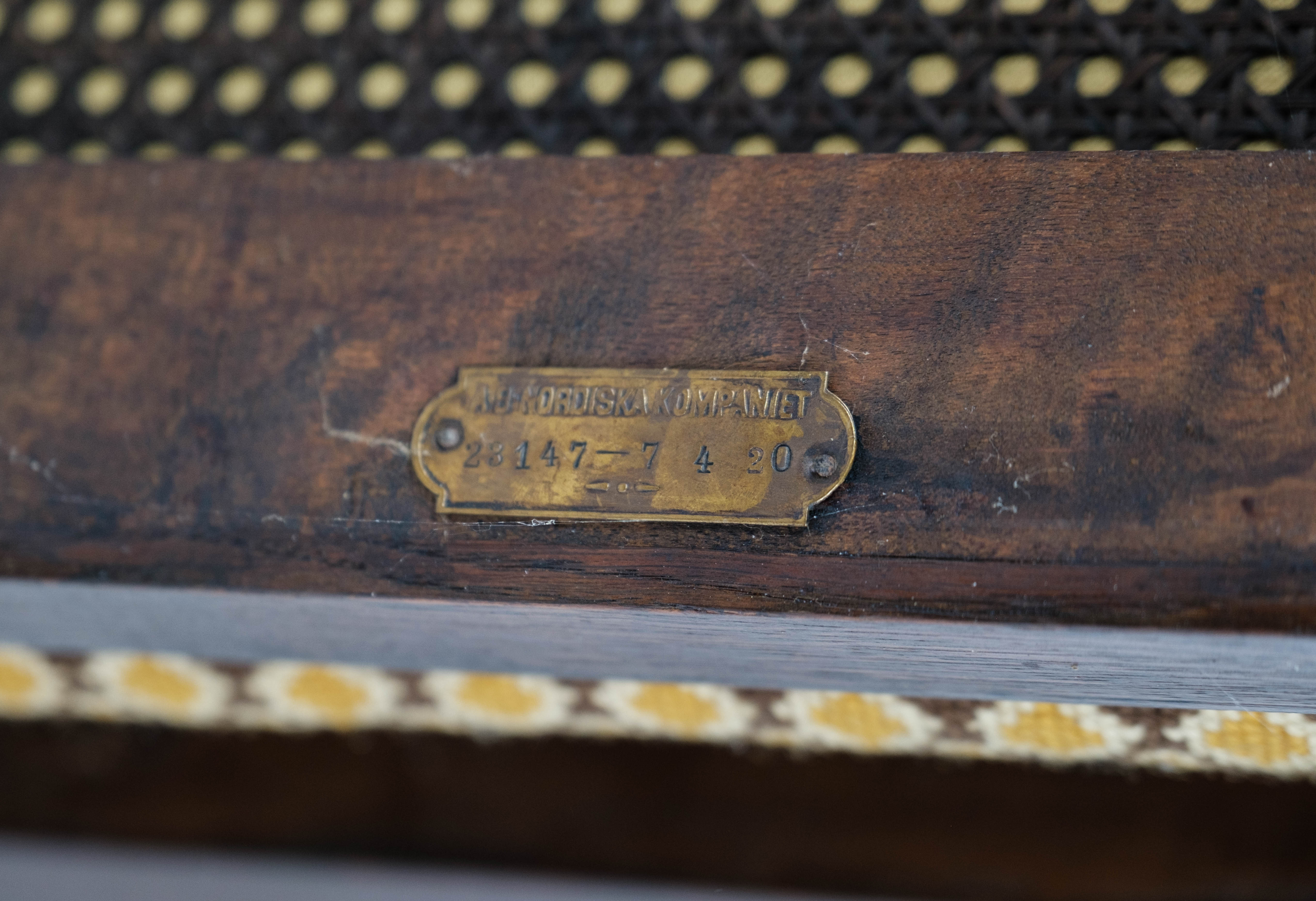 Antique armchair of oak, 1920s