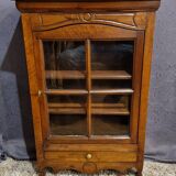 Provençal walnut display case
