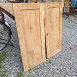 Pair of old cherry doors