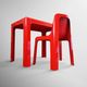 Ozoo 700 Chair and Desk by Marc Berthier for DAN, France, 1970s