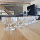 6 coupes à glace en verre transparent Luminarc