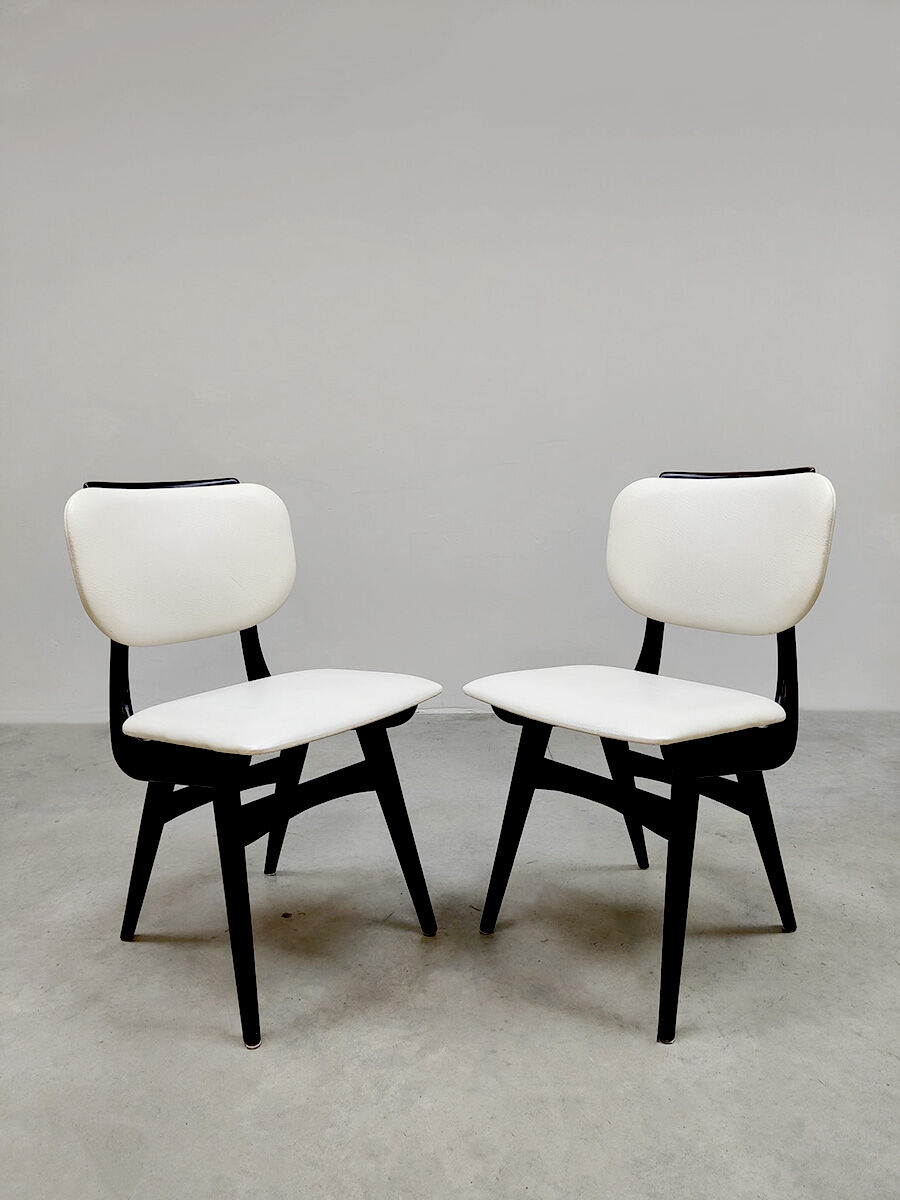 Vintage Dutch dining chairs 'Zwaag' Bako 1960