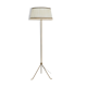 Vintage brass tripod floor lamp