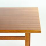 Table à manger en acajou, Tchécoslovaquie 1970