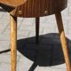 Pair of "Fourmi" bistro chairs Baumann France 1960s
