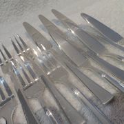 6 couverts à poisson 12p métal argenté orfèvre Christofle Concorde