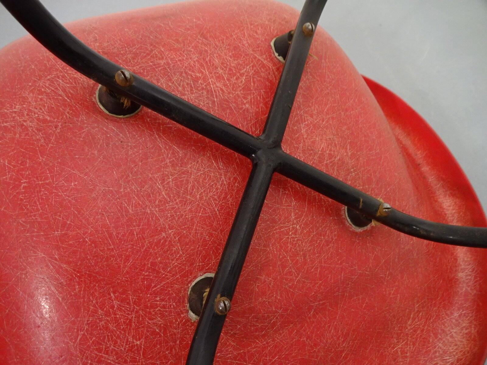 Set of French Fiberglass Side Chairs, 1960s