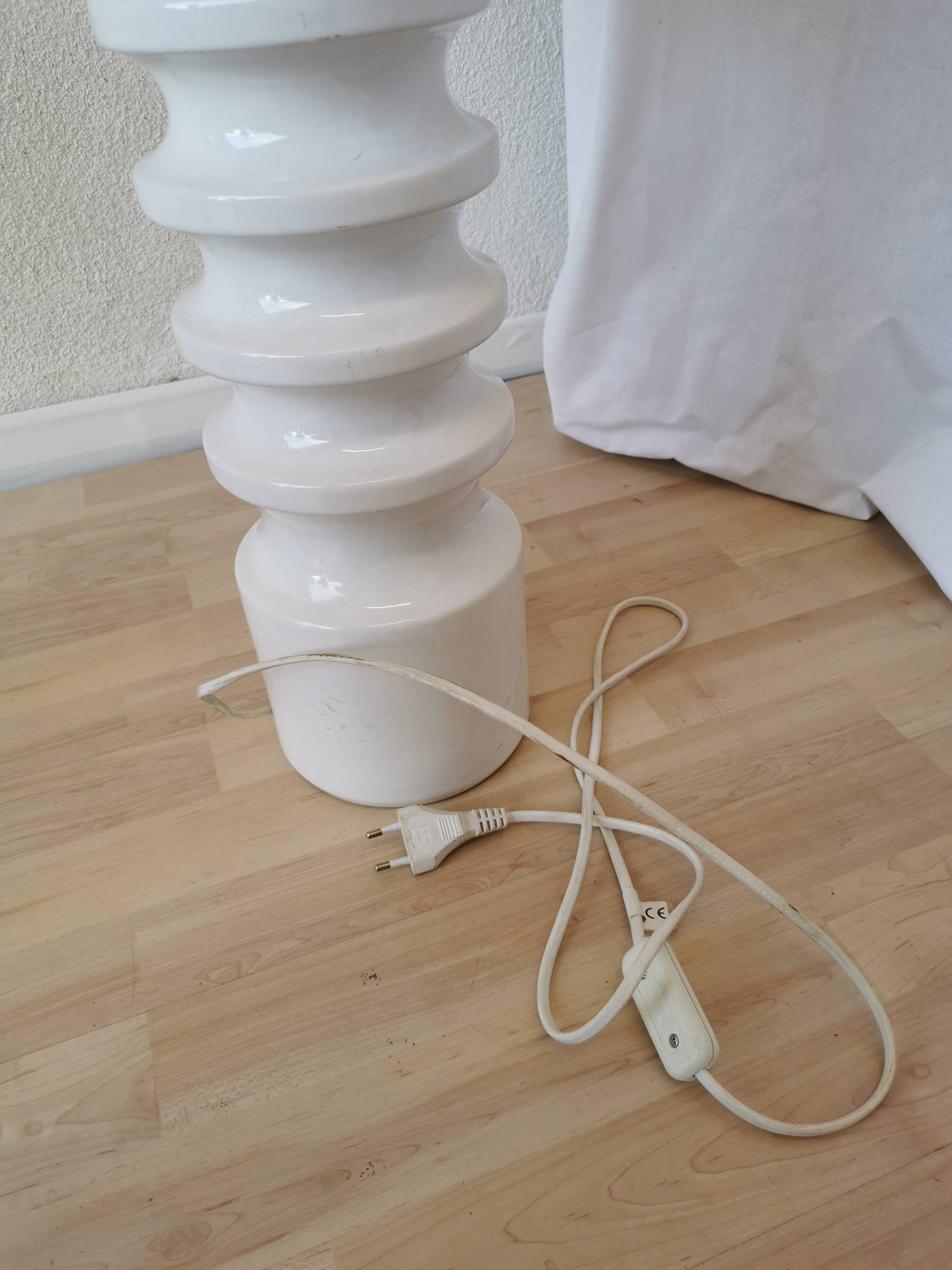 Vintage Dumler & Breiden Floor Lamp: German Pop Art Zebra Shade