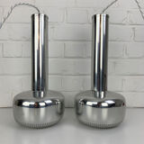 Paire de suspensions “Guldpendel” design Vilhelm Lauritzen Louis Poulsen, Danemark