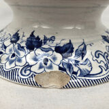 Soupière Creil & Montereau motif Flora