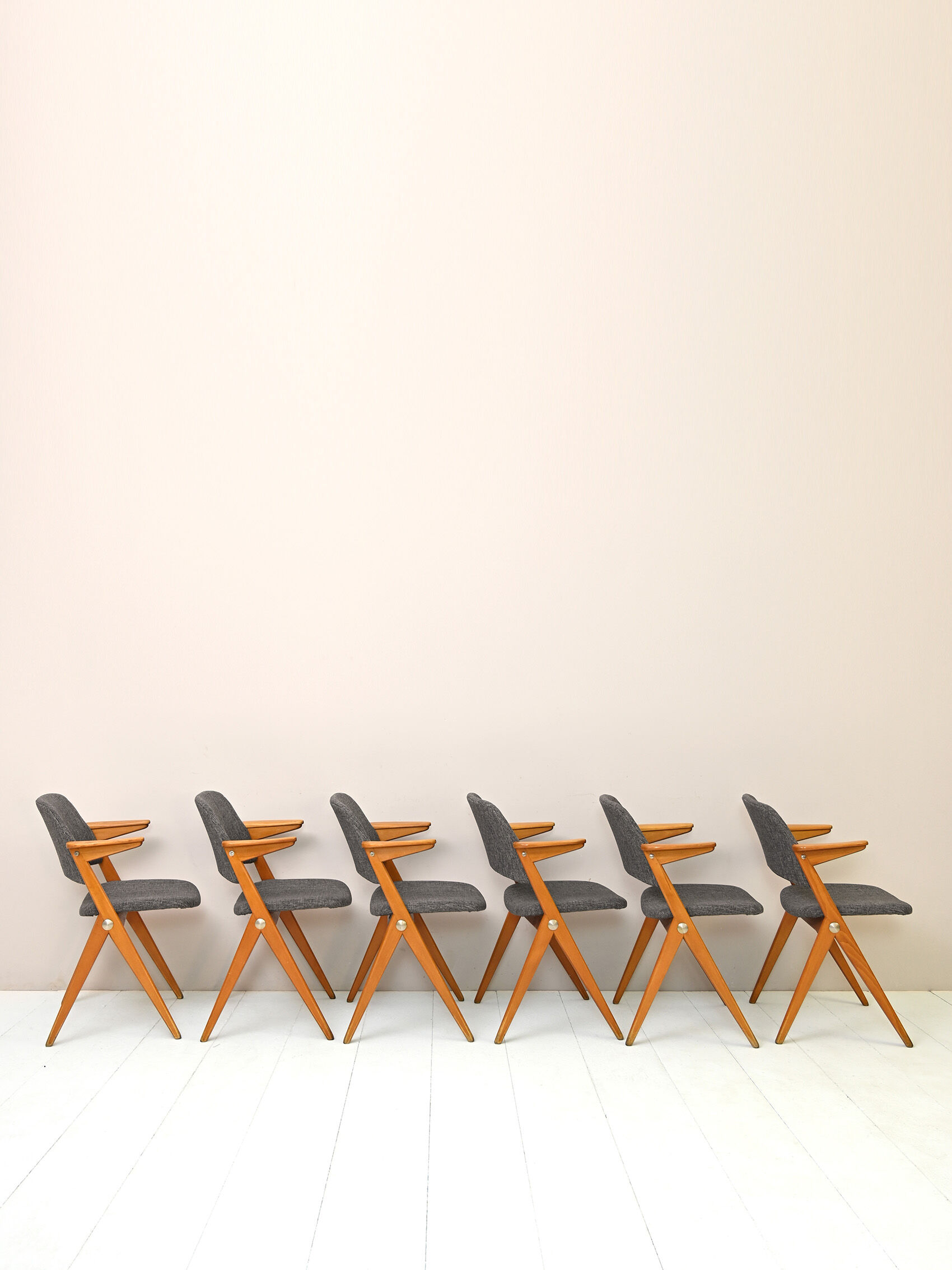 Set of 6 chairs designed by Bengt Ruda for NK