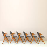 Set of 6 chairs designed by Bengt Ruda for NK