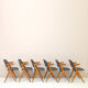 Set of 6 chairs designed by Bengt Ruda for NK