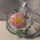 Decorative jug with floral pattern