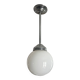 Globe opaline art déco brasserie