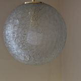 Large Handblown Glass Pendant from Doria Leuchten, 1960s