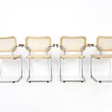 Set of 4 B32 Style Chairs by Marcel Breuer